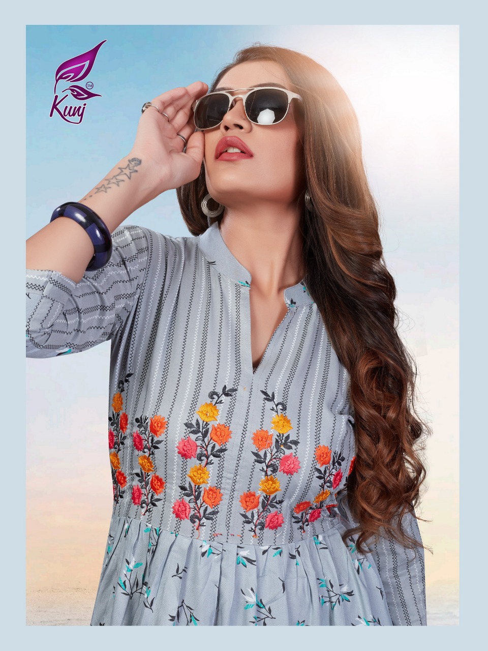 Kunj Launching Kivi Vol 1 Rayon Print Classy Look Kurti Online Catalogs Seller