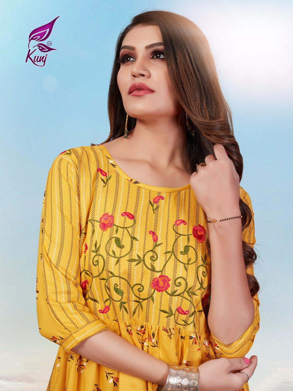 Kunj Launching Kivi Vol 1 Rayon Print Classy Look Kurti Online Catalogs Seller