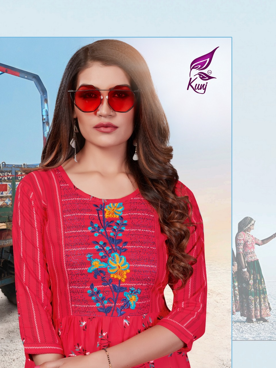 Kunj Launching Kivi Vol 1 Rayon Print Classy Look Kurti Online Catalogs Seller