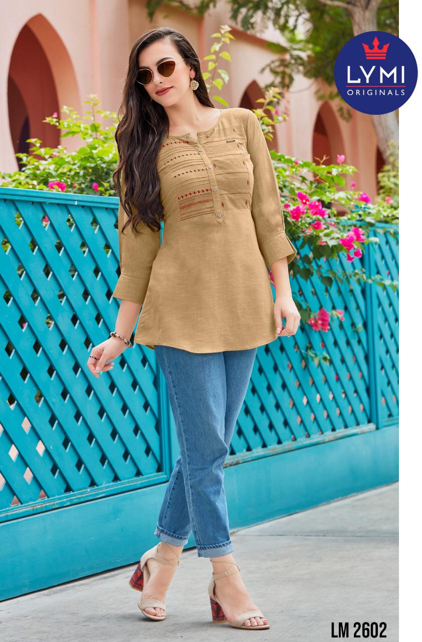 Lymi Present Paradise Western Wear Trendy Short Top Collection.