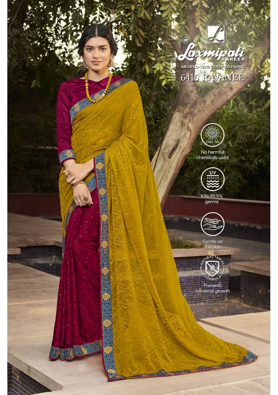Morbangadi By Laxmipati 6388-6319 Series Exclusive Saree New Catalogs Collections