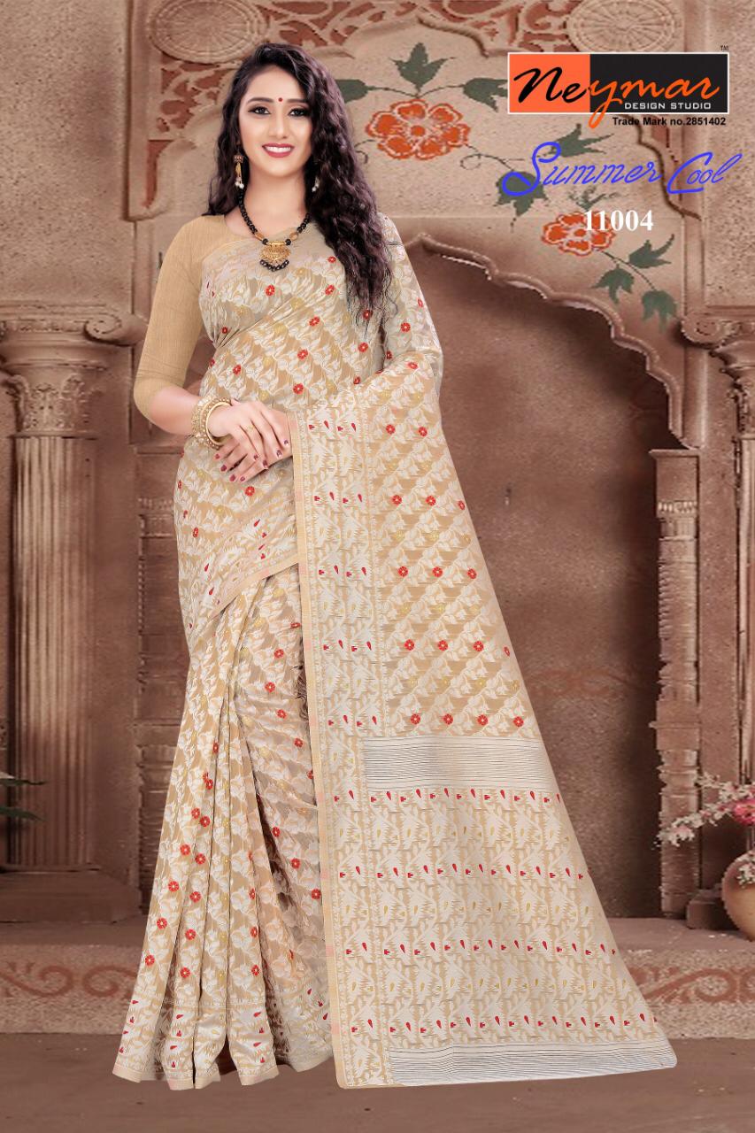Neymar Design Studio Summer Cool Latest Fancy Excellent Saree Catalogs Trader