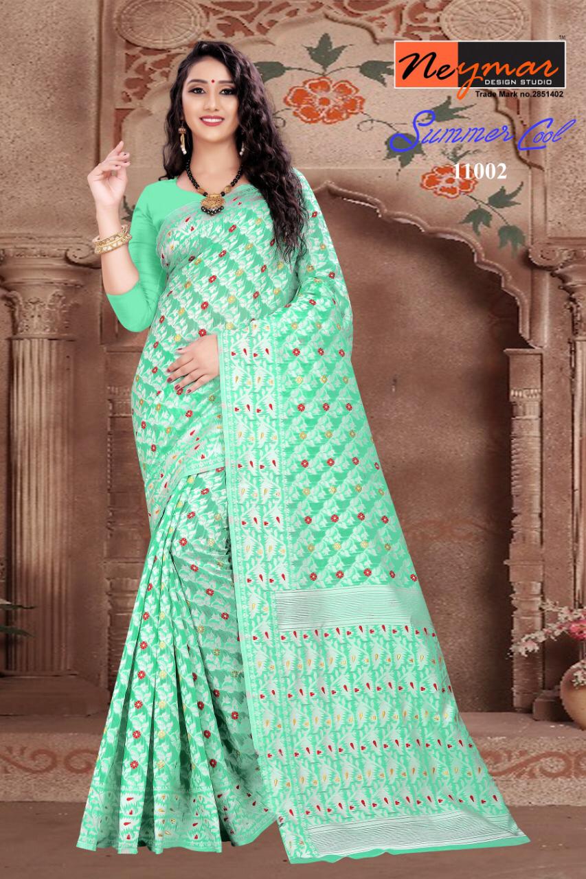 Neymar Design Studio Summer Cool Latest Fancy Excellent Saree Catalogs Trader