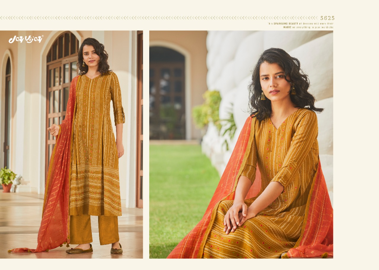 Saga Story By Jay Vijay Pashmina Digital Print With Handwork Salwar Kameez