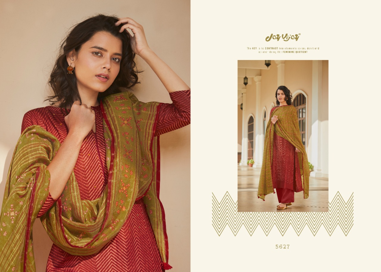 Saga Story By Jay Vijay Pashmina Digital Print With Handwork Salwar Kameez