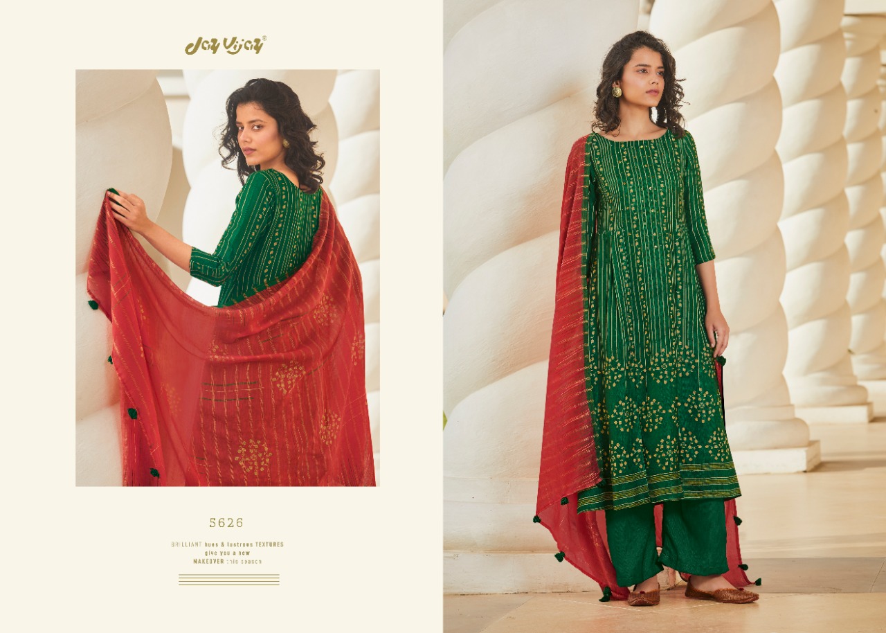 Saga Story By Jay Vijay Pashmina Digital Print With Handwork Salwar Kameez