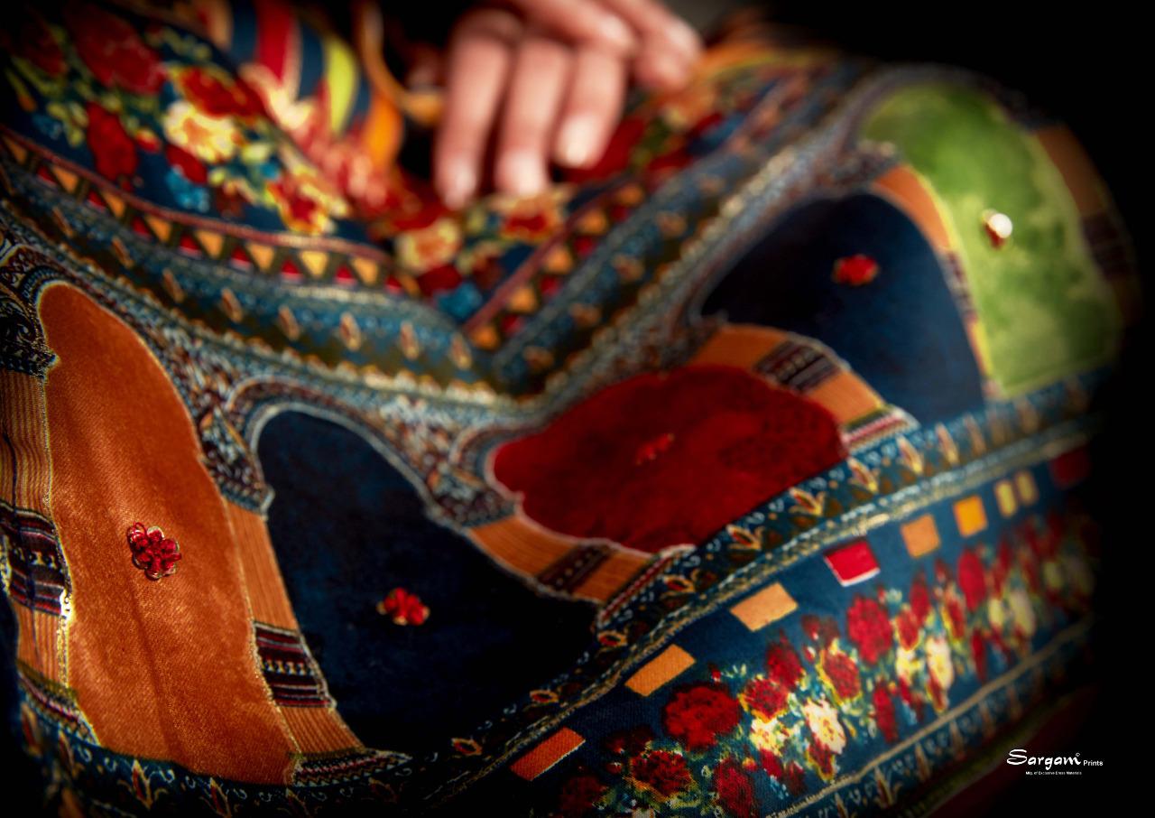 Sargam Prints Jully Pashmina Designer Print New Stylish Salwar Suits Catalogs Seller