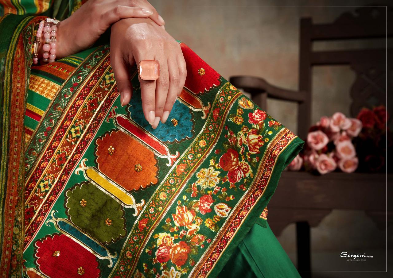 Sargam Prints Jully Pashmina Designer Print New Stylish Salwar Suits Catalogs Seller