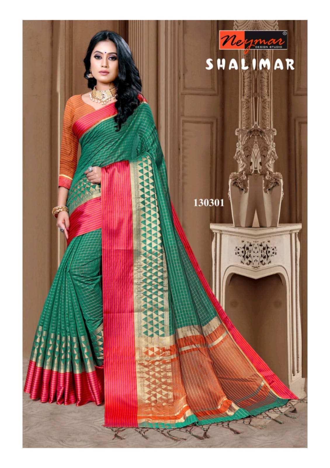 Shalimar By Neymar Design Studio Casual Wear Fancy Saree Catalogs