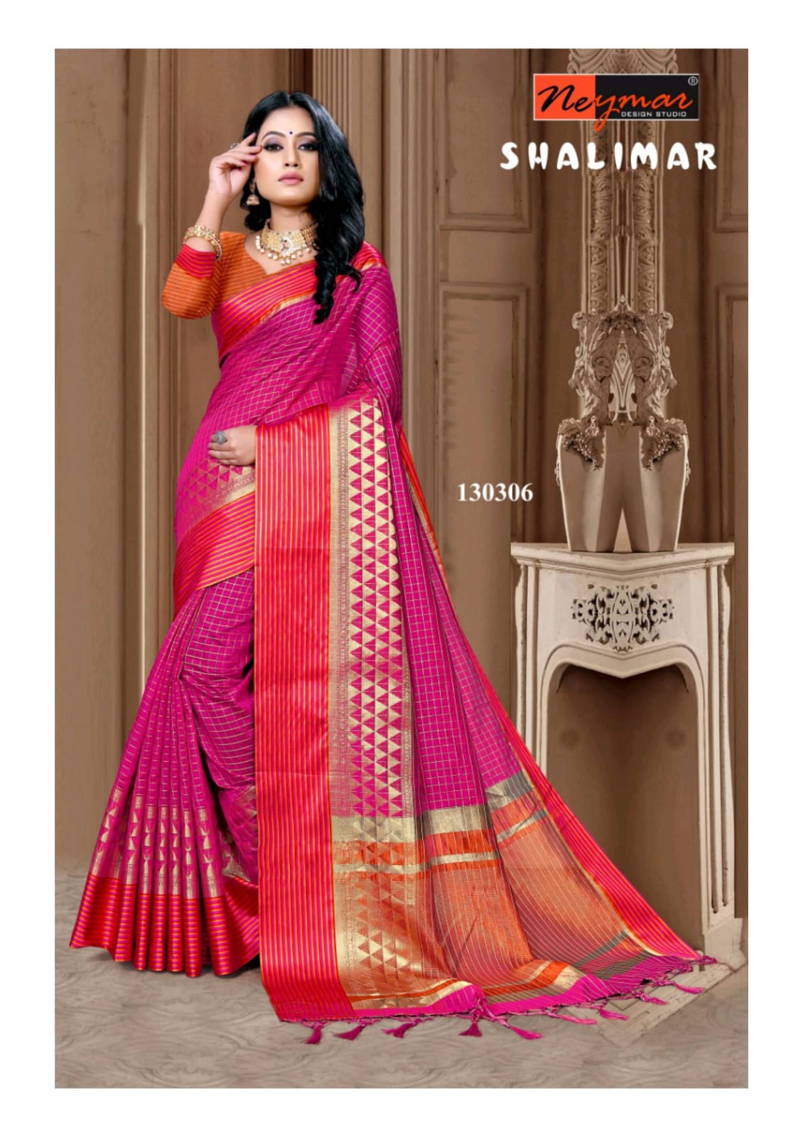 Shalimar By Neymar Design Studio Casual Wear Fancy Saree Catalogs
