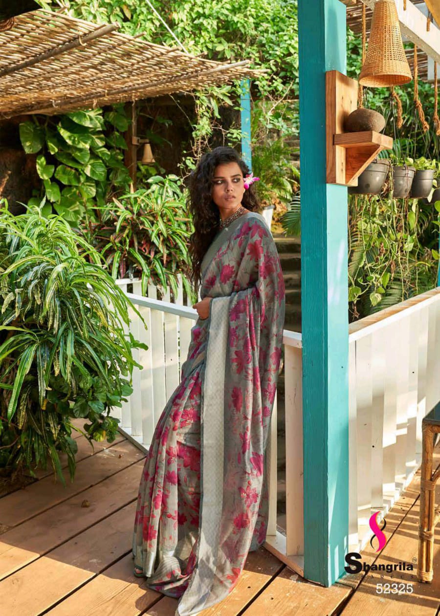 Shangrila Presenting New Kanchana Vol 24 Linen Cotton Casual Wear Synthetic Saree Catalogs