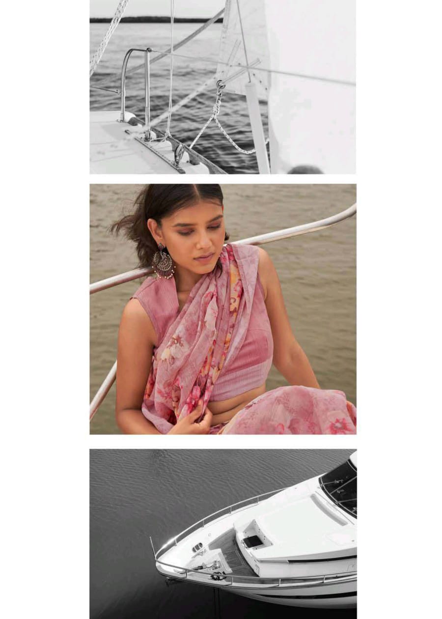 Shangrila Presenting New Kanchana Vol 24 Linen Cotton Casual Wear Synthetic Saree Catalogs