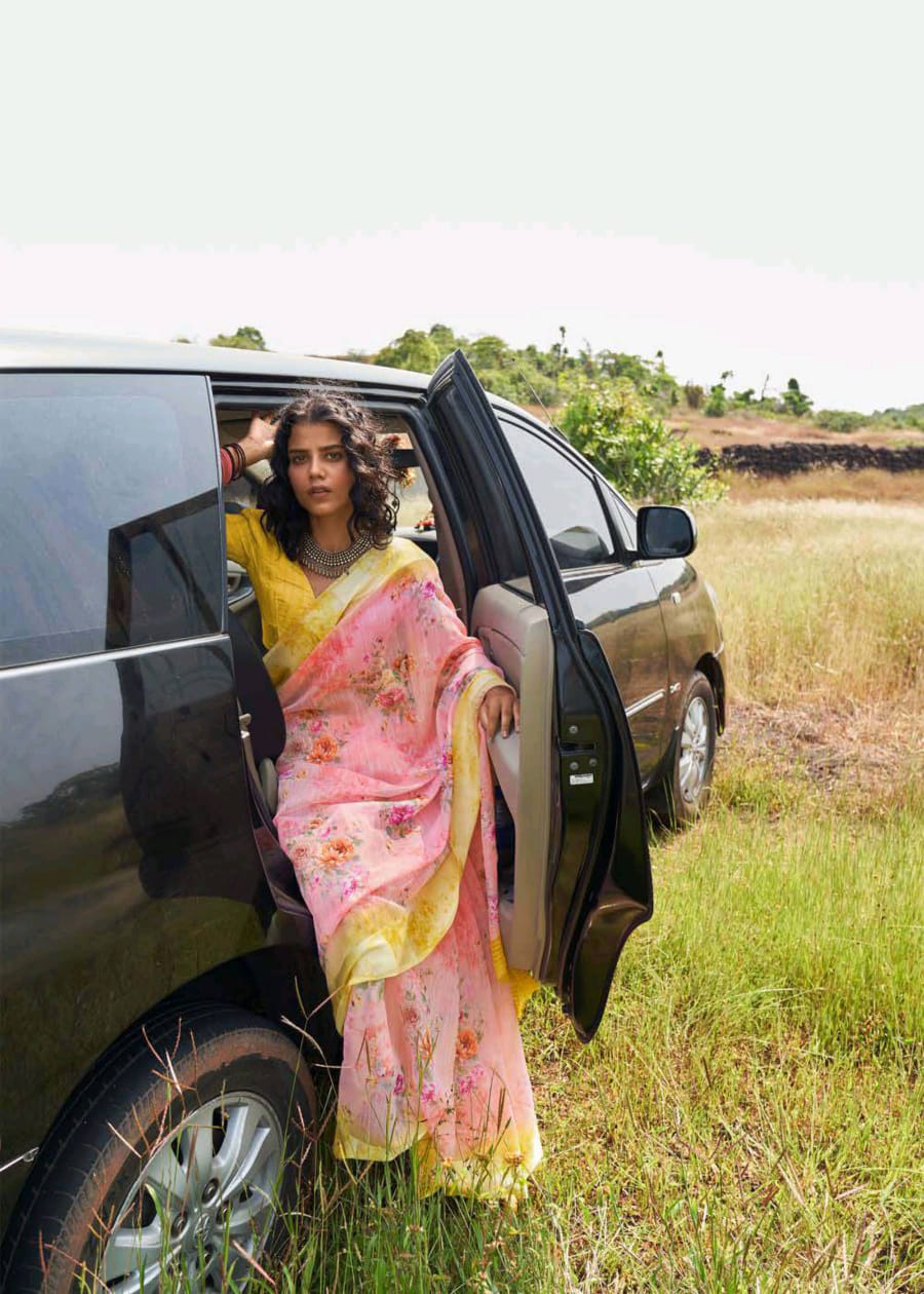 Shangrila Presenting New Kanchana Vol 24 Linen Cotton Casual Wear Synthetic Saree Catalogs