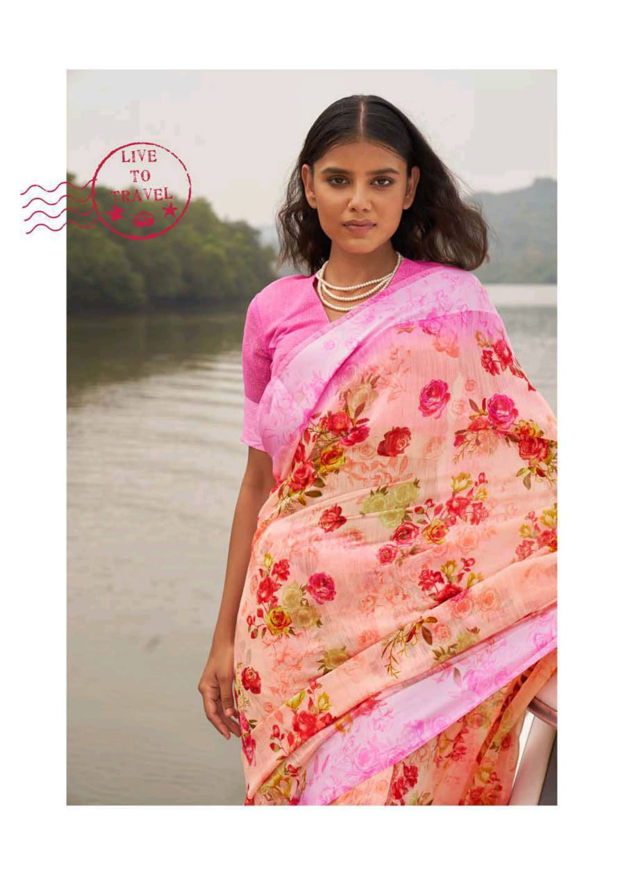 Shangrila Presenting New Kanchana Vol 24 Linen Cotton Casual Wear Synthetic Saree Catalogs