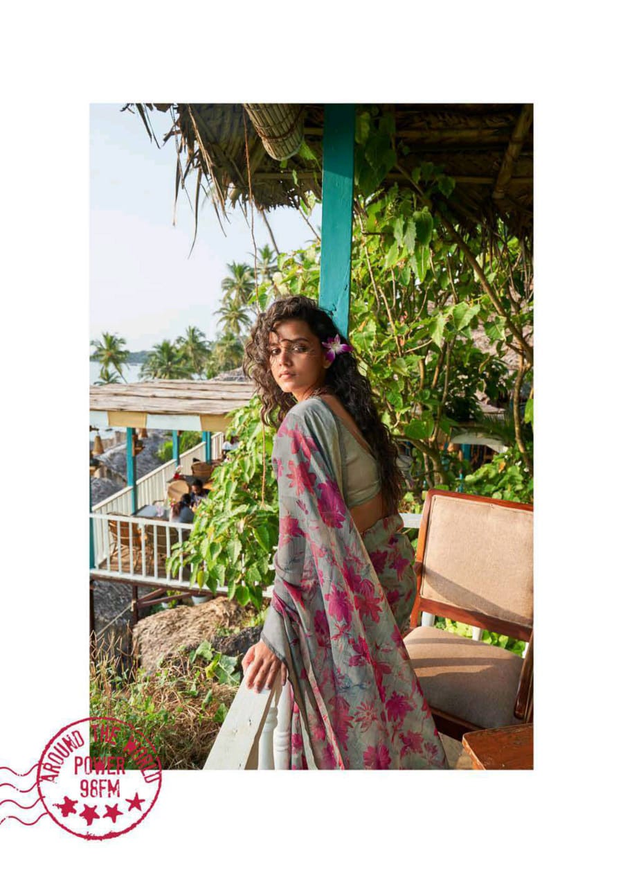 Shangrila Presenting New Kanchana Vol 24 Linen Cotton Casual Wear Synthetic Saree Catalogs