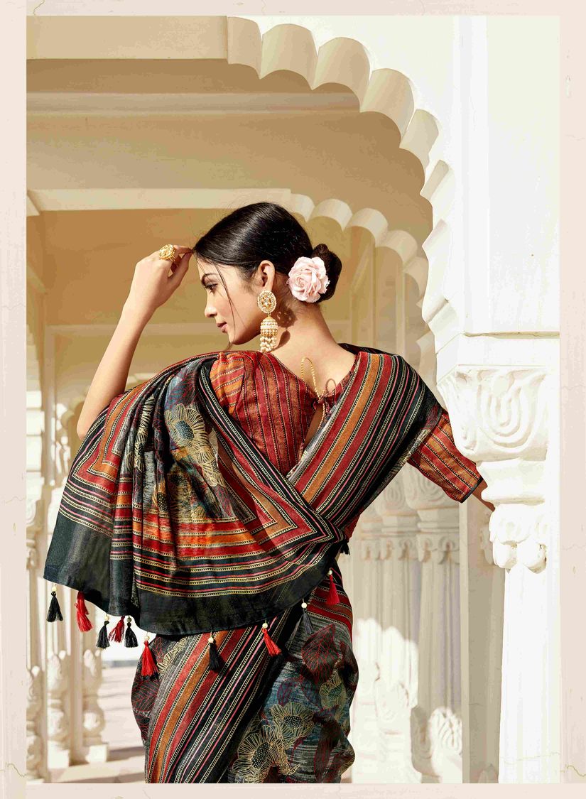 Triveni Muze Vol 2 Cotton Print Traditional Look Saree Online Supplier In Surat Market