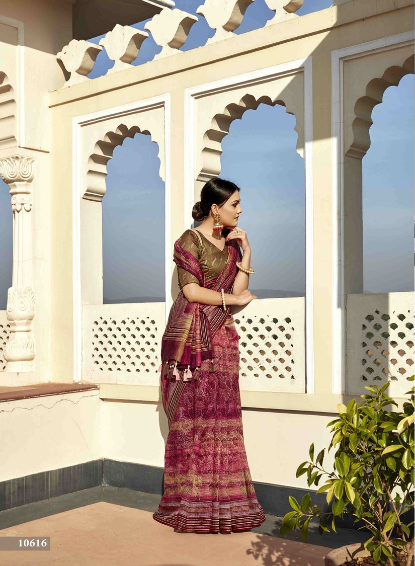 Triveni Muze Vol 2 Cotton Print Traditional Look Saree Online Supplier In Surat Market