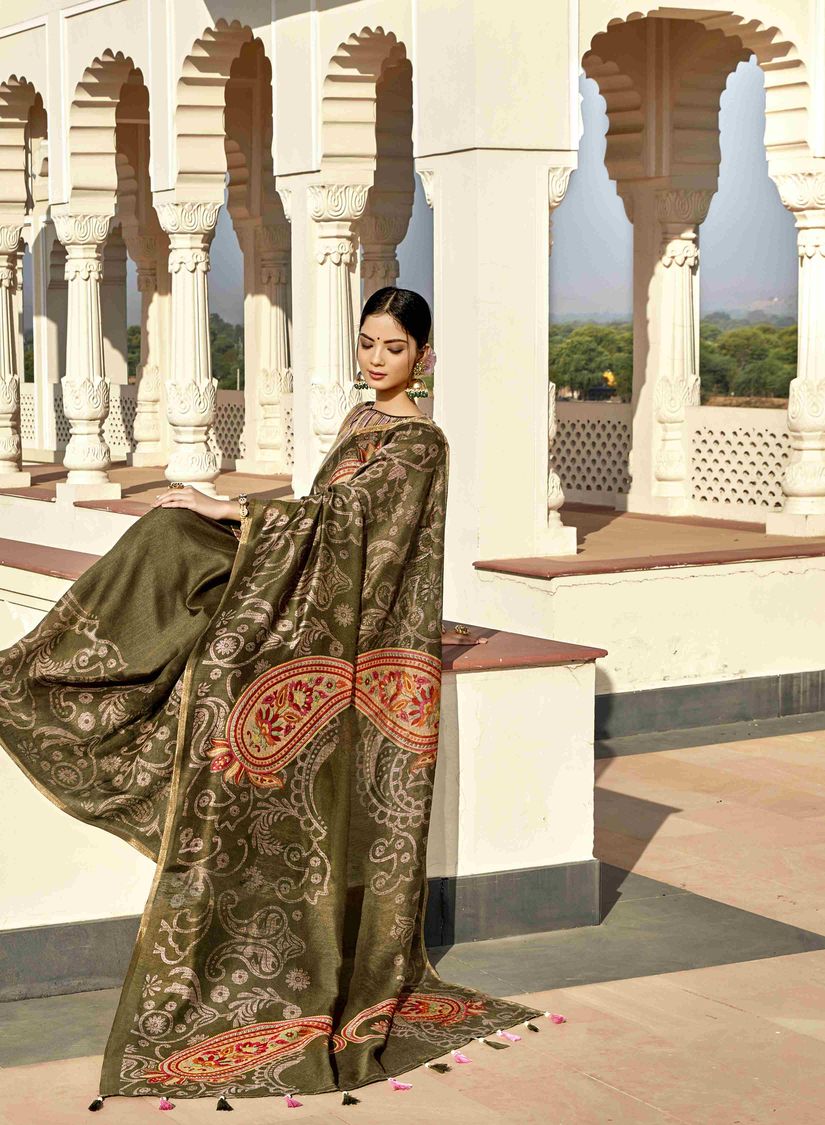 Triveni Muze Vol 2 Cotton Print Traditional Look Saree Online Supplier In Surat Market