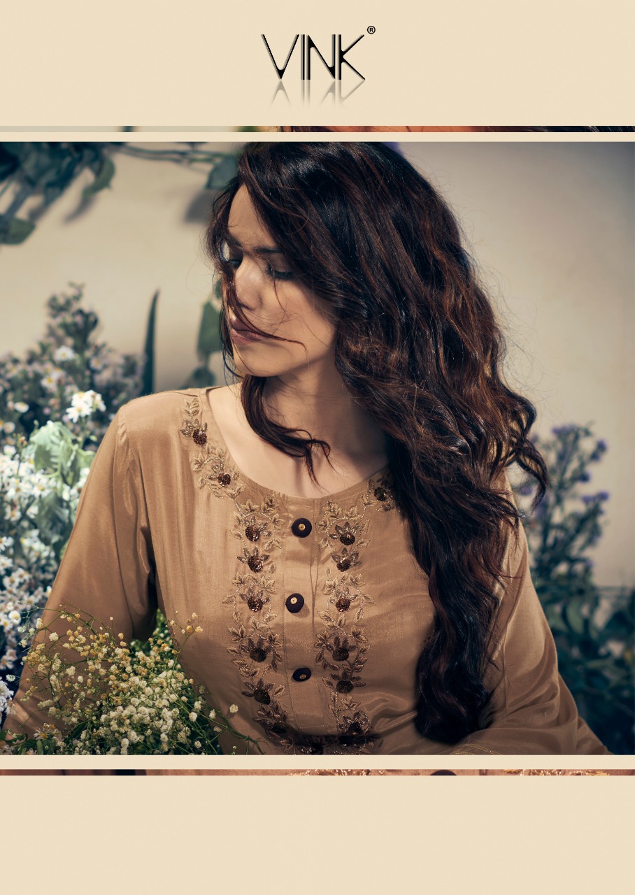 Vintage By Vink Pure Viscose Festive Collections Kurti With Plazzo In Surat Market