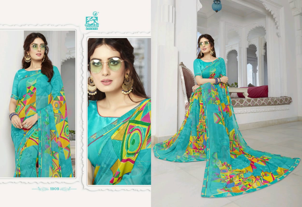 Vishal Print Glamorous 1908-1925 Series Exclusive Fancy Pretty Look Saree Catalogs Seller