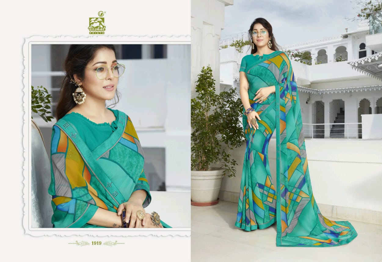 Vishal Print Glamorous 1908-1925 Series Exclusive Fancy Pretty Look Saree Catalogs Seller