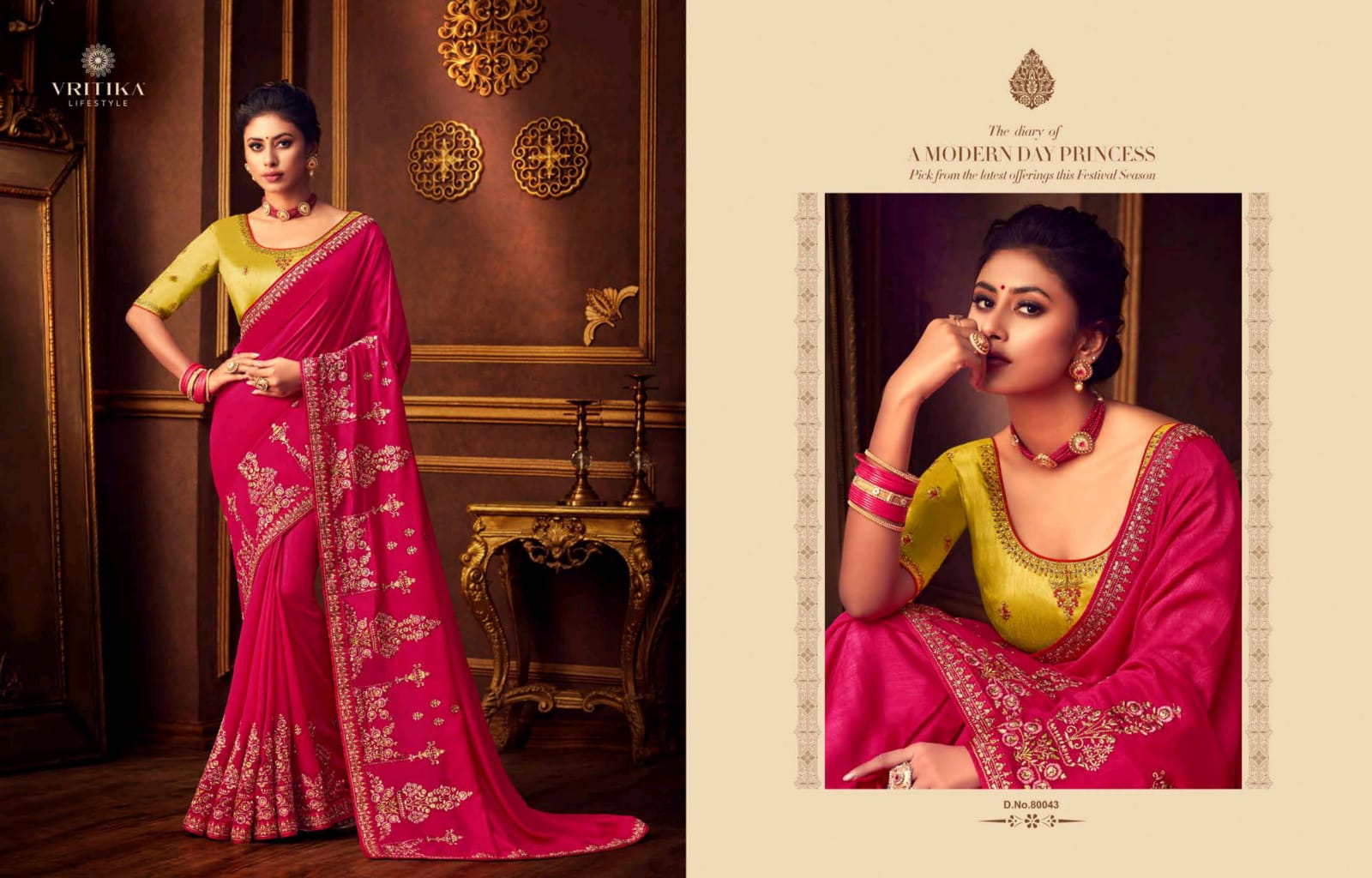 Vritika Lifestyle Sneh Vol 10 Exclusive Designer Fancy 80034-80043 Series Saree Catalogs