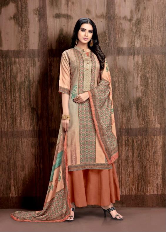 Aarfa Launch Chinar Pure Pashmina Printed Classy Look Salwar Kameez In Surat Market
