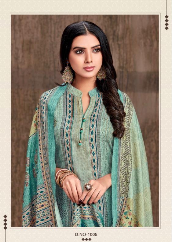Aarfa Launch Chinar Pure Pashmina Printed Classy Look Salwar Kameez In Surat Market