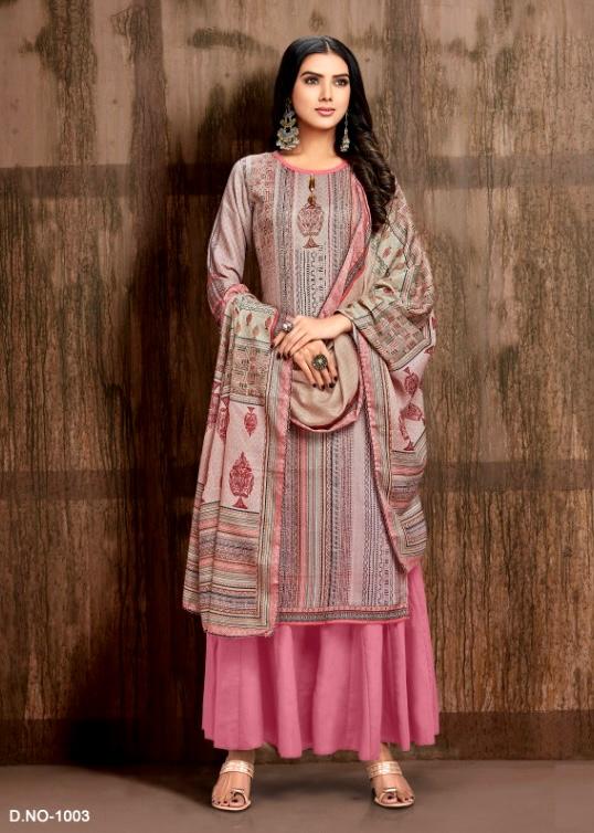 Aarfa Launch Chinar Pure Pashmina Printed Classy Look Salwar Kameez In Surat Market
