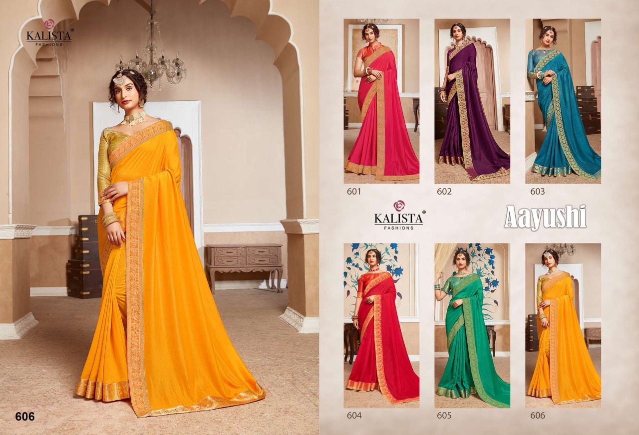 Aayushi By Kalista Charming Look Vichitra Designer Saree Seller In Suart Textile Market