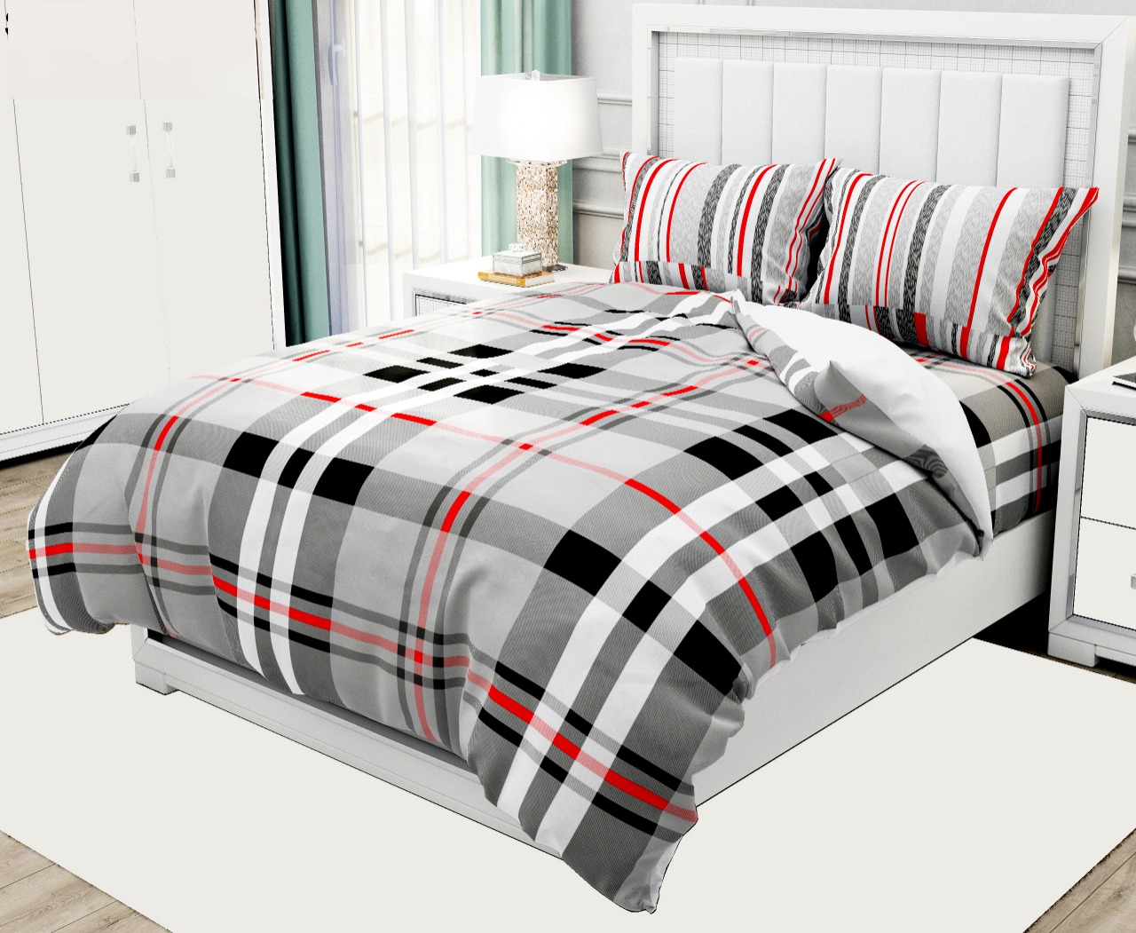 K4u Presents Hawaii Part 2 Pure Cotton King Size Bedsheet With Matching Pillow Covers