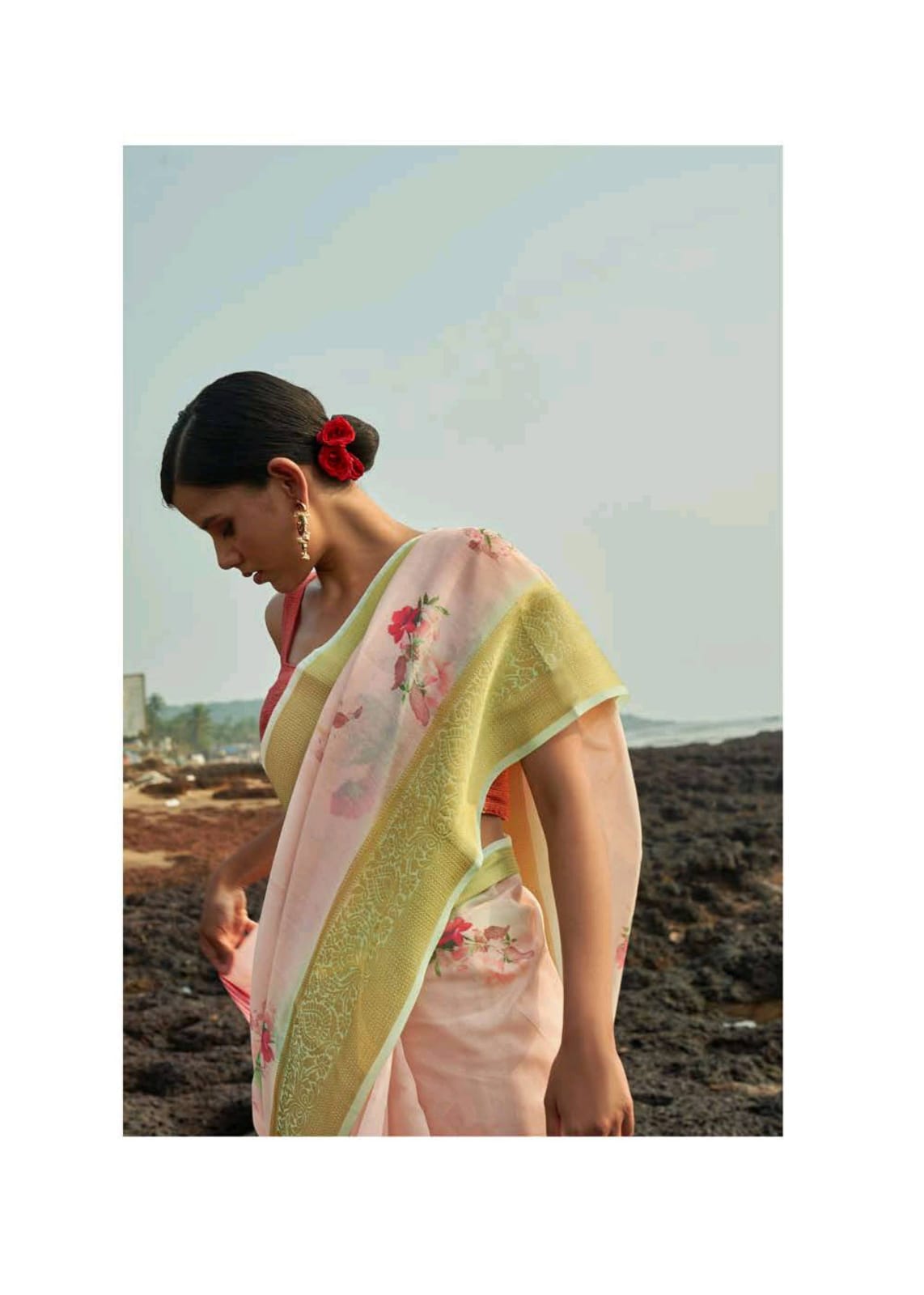 Kadambari Linen Vol 5 By Shangrila Digital Print Linen Saree Catalogs Seller