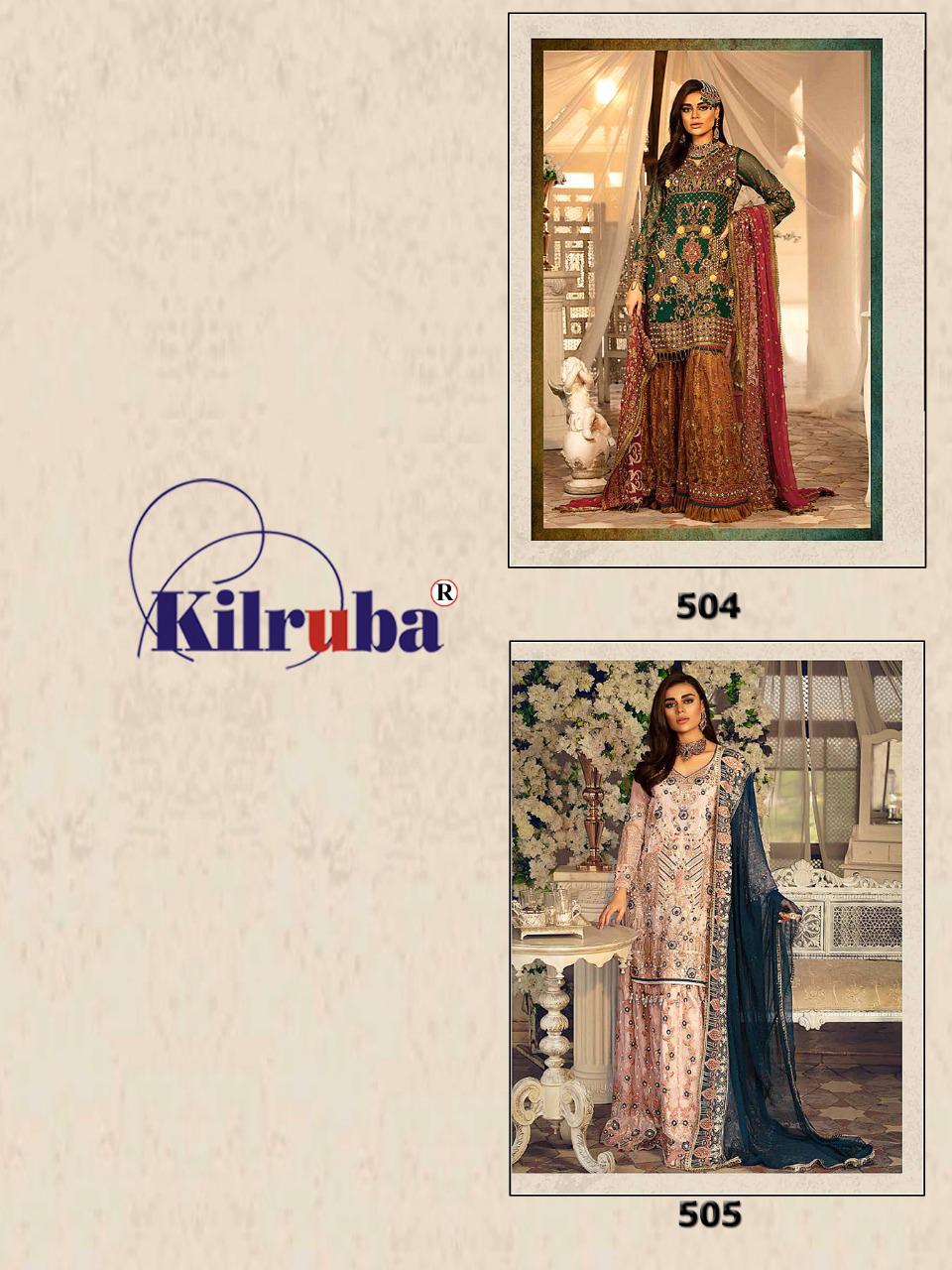 Kilruba Jannat Bridal Collection Georgette Heavy Embroidery Work Designer Pakistani Suita Concept