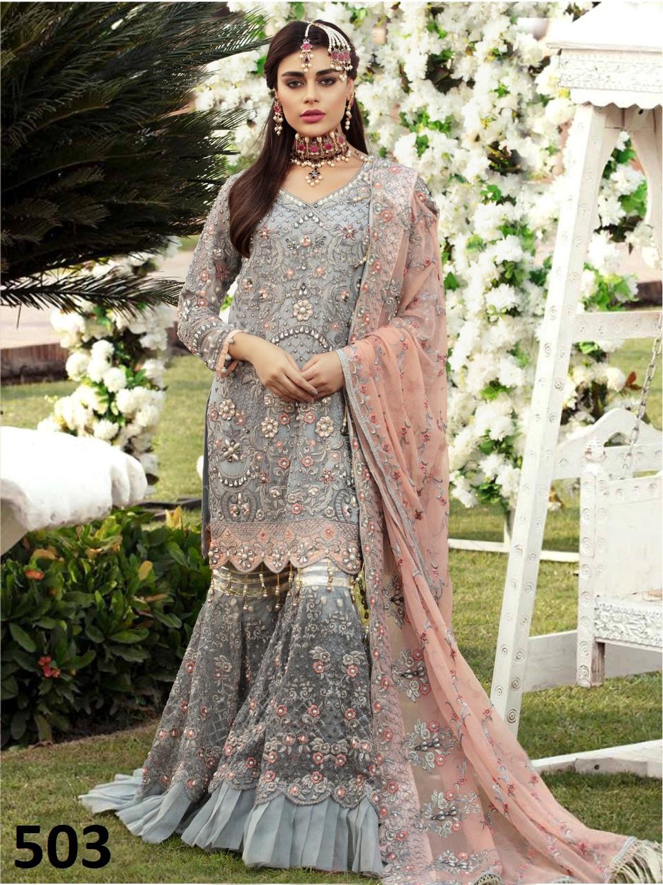 Kilruba Jannat Bridal Collection Georgette Heavy Embroidery Work Designer Pakistani Suita Concept