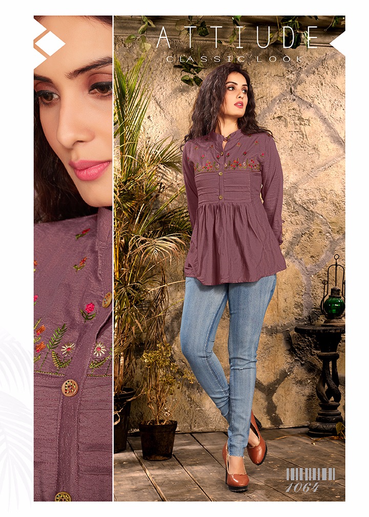 Manya Fashion Launch Colors Pure Fancy Viscose Stylish Short Top