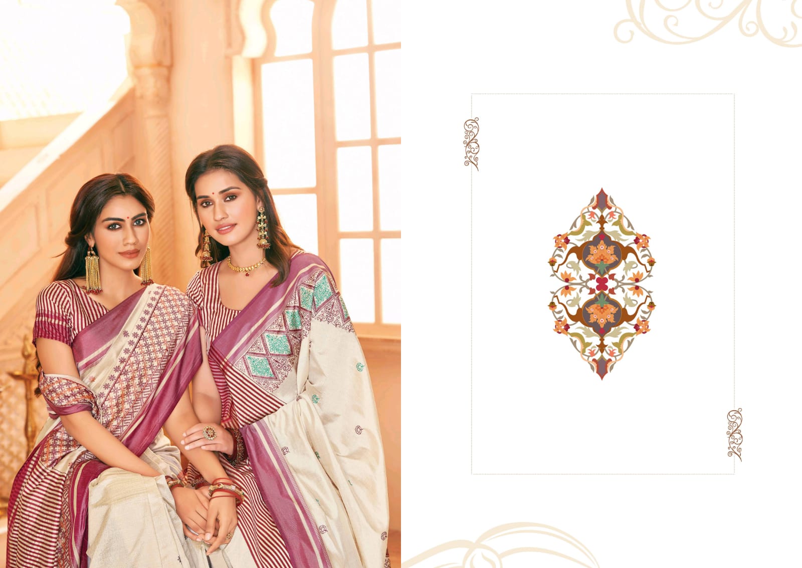 Panache Launch Shloka Silk Exclusive White Design Special Silk Saree Catalogs Wholesaler