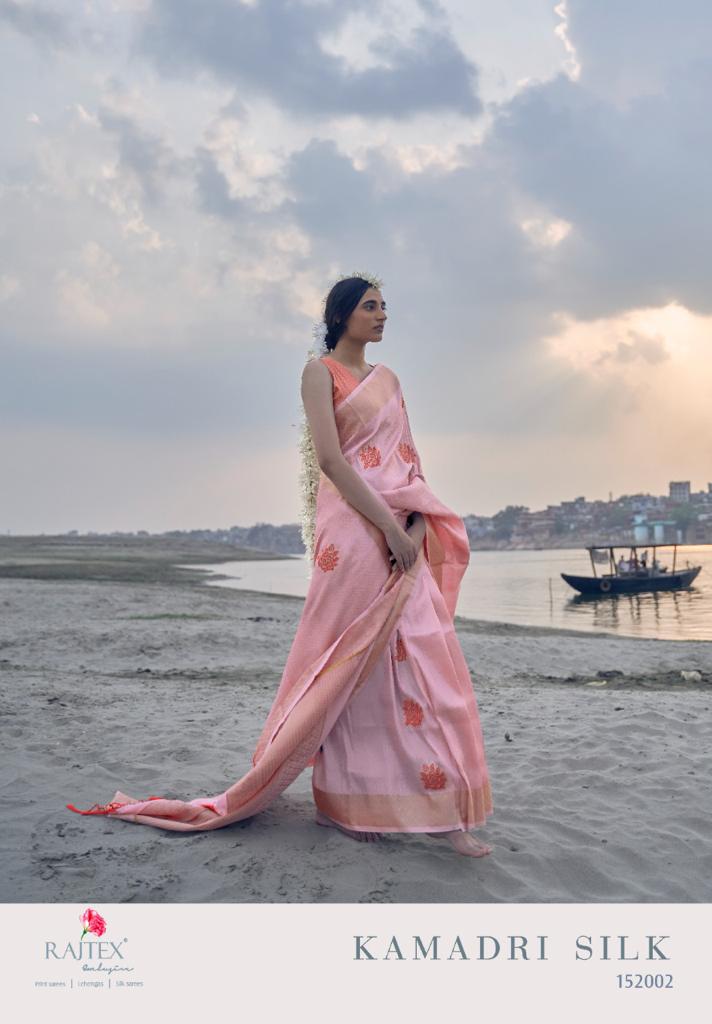 Rajtex Launching Kamadri Silk Heavy New Design Weaving Silk Saree Exporter In Surat Market