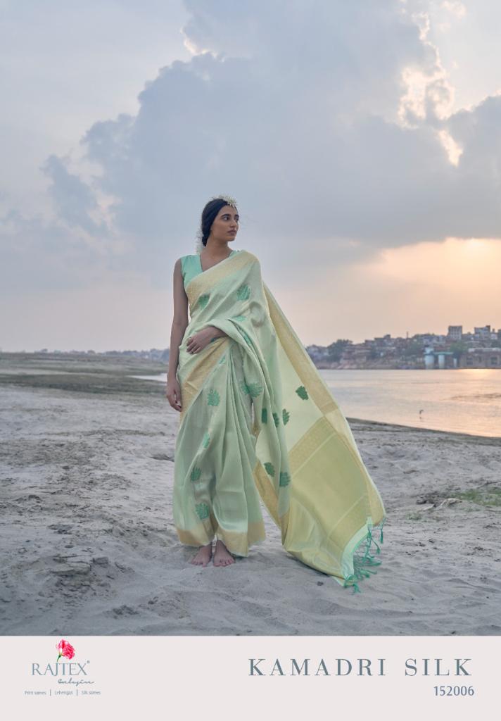 Rajtex Launching Kamadri Silk Heavy New Design Weaving Silk Saree Exporter In Surat Market