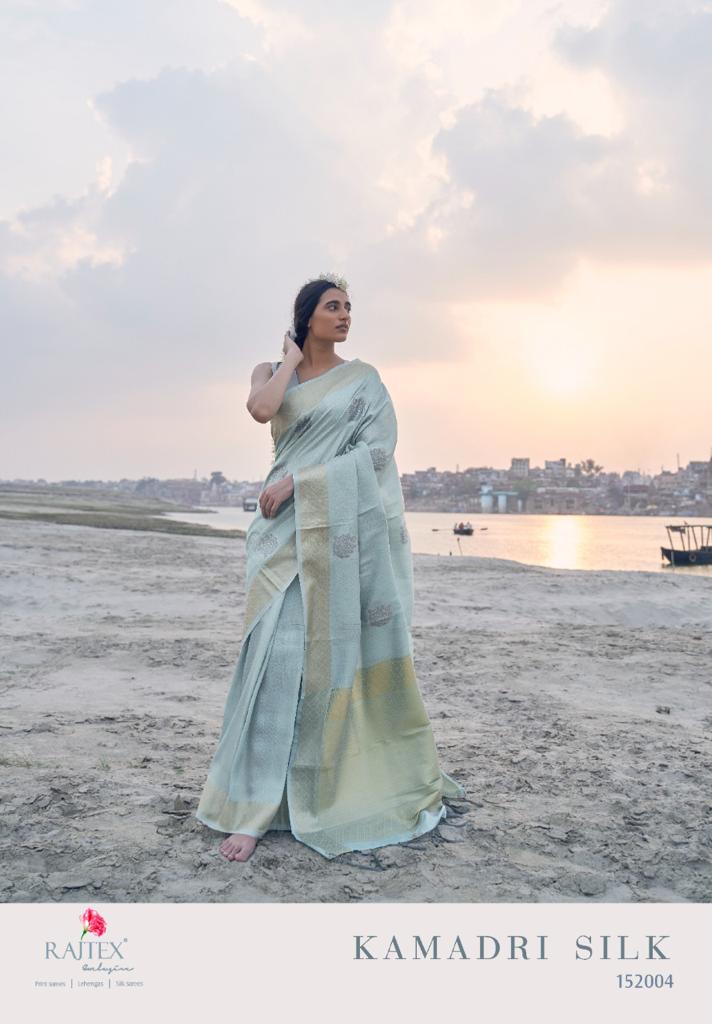 Rajtex Launching Kamadri Silk Heavy New Design Weaving Silk Saree Exporter In Surat Market