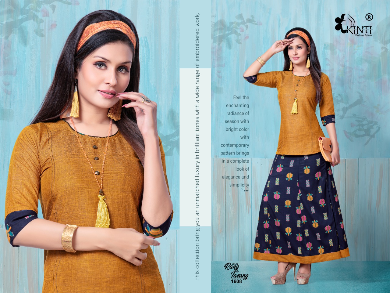 Rang Tarang Vol 16 By Kinti Rayon New Style Short Top With Skirt Online Shopping