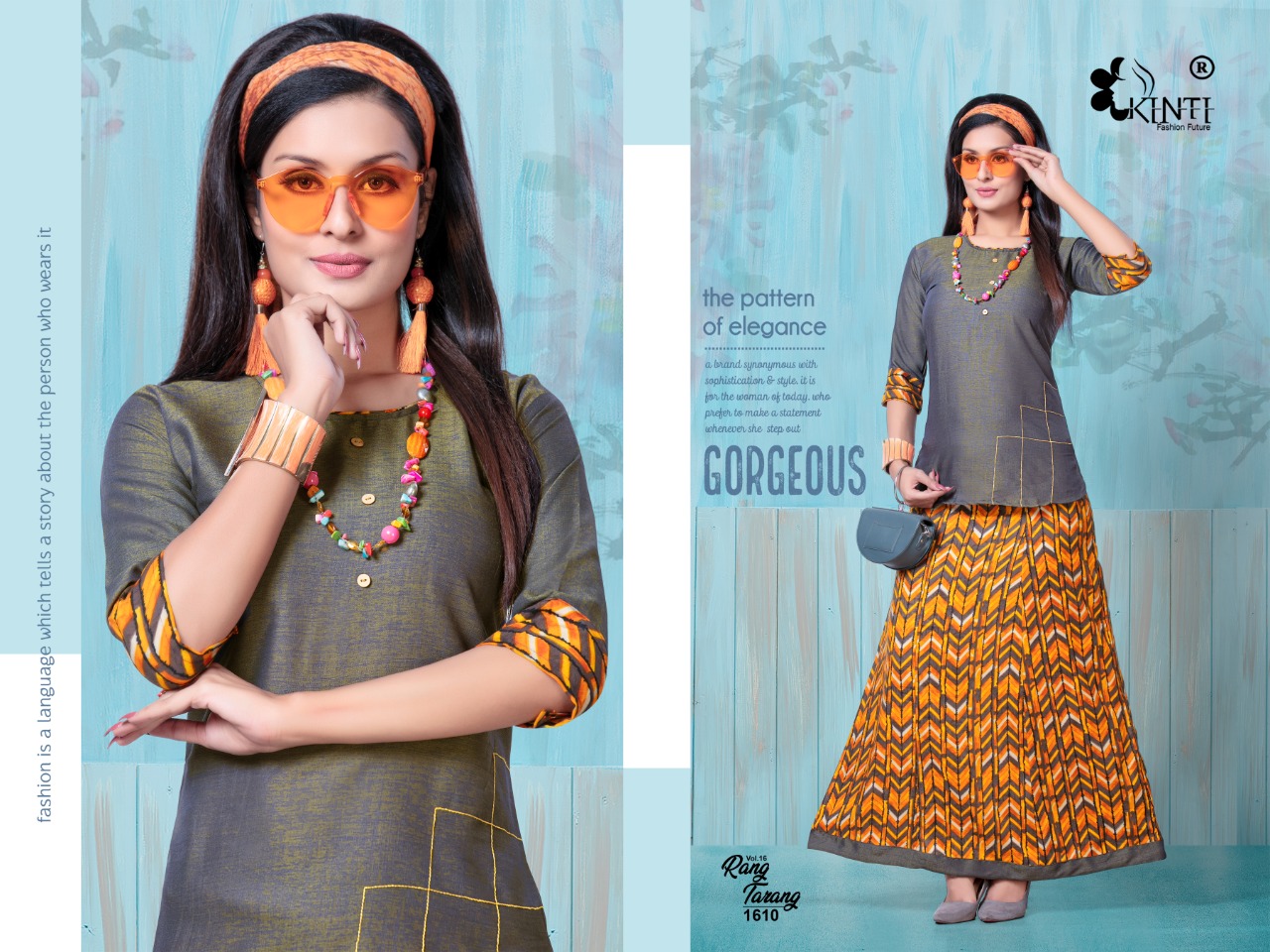 Rang Tarang Vol 16 By Kinti Rayon New Style Short Top With Skirt Online Shopping
