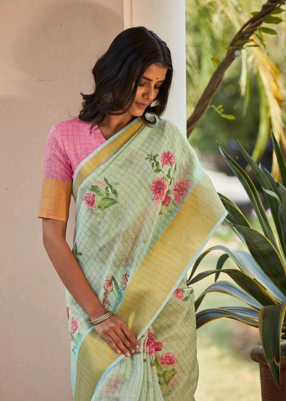 Shangrila Raashi Cotton Vol 3 Linen Cotton Excellent Look Saree Catalogs