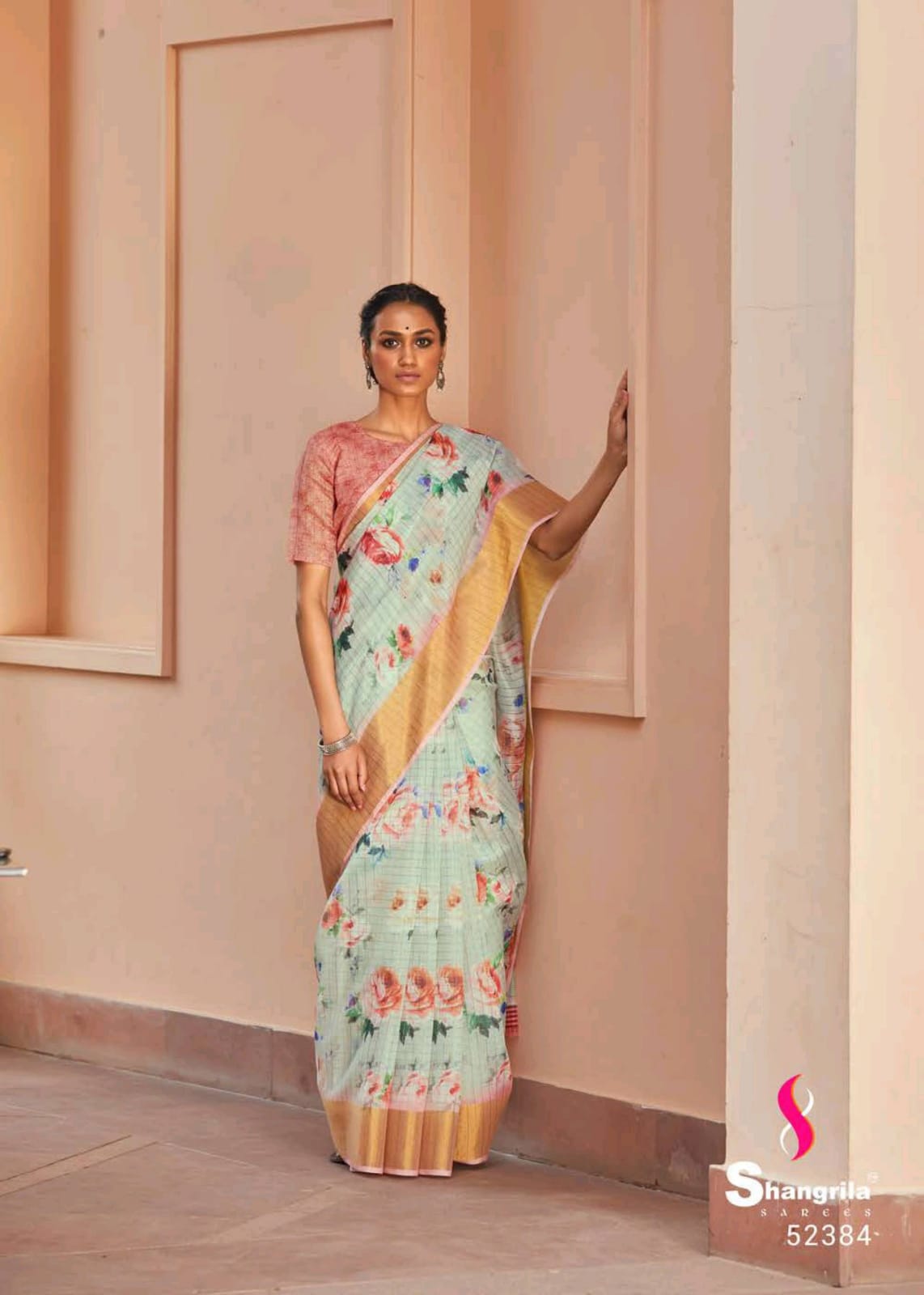 Shangrila Raashi Cotton Vol 3 Linen Cotton Excellent Look Saree Catalogs
