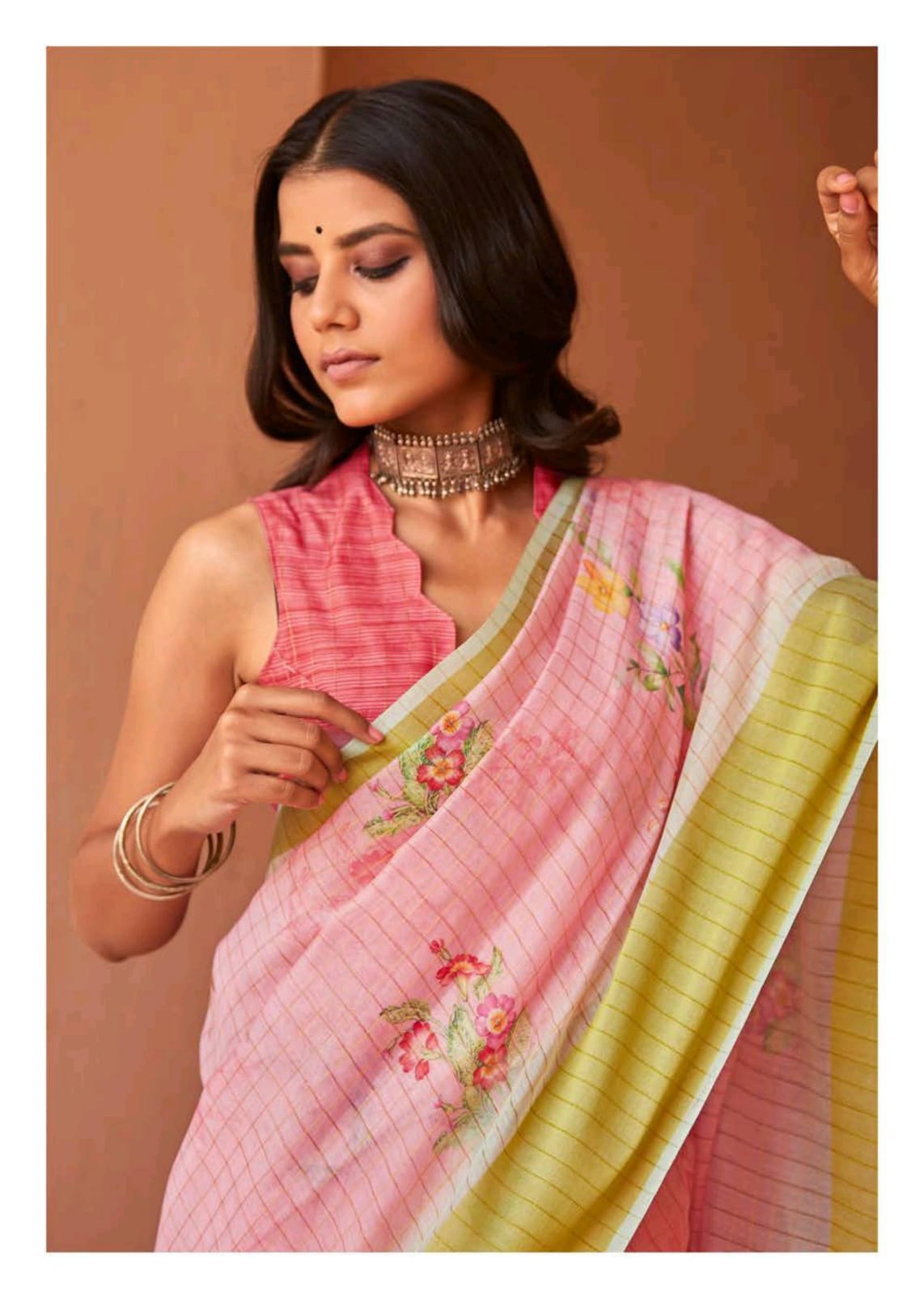 Shangrila Raashi Cotton Vol 3 Linen Cotton Excellent Look Saree Catalogs