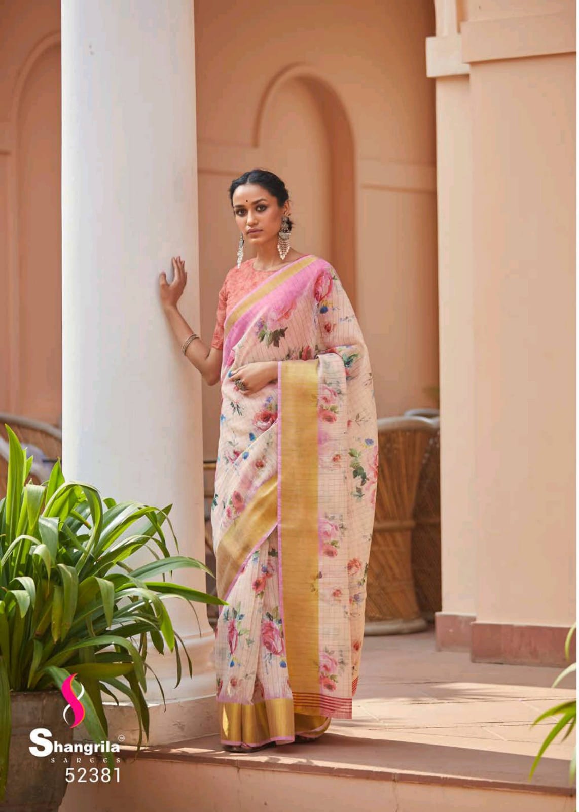 Shangrila Raashi Cotton Vol 3 Linen Cotton Excellent Look Saree Catalogs