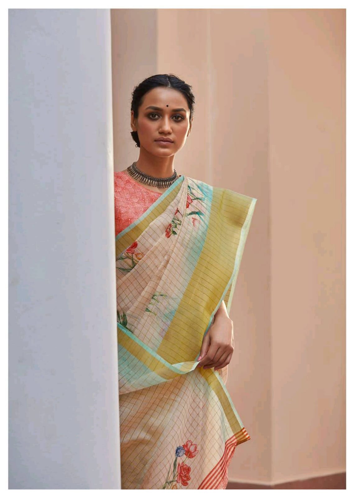 Shangrila Raashi Cotton Vol 3 Linen Cotton Excellent Look Saree Catalogs