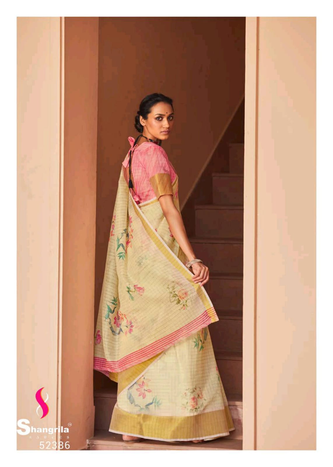 Shangrila Raashi Cotton Vol 3 Linen Cotton Excellent Look Saree Catalogs