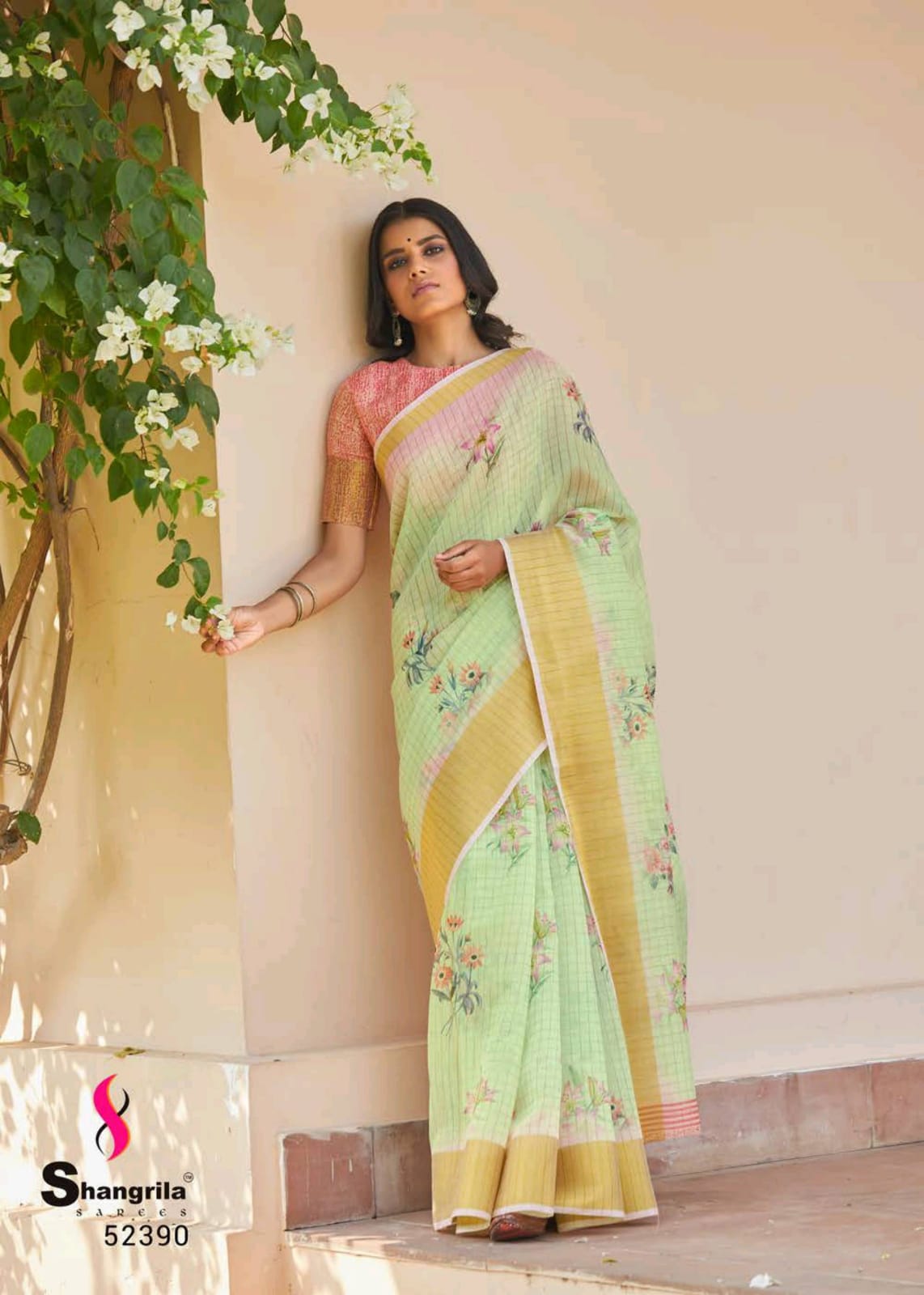 Shangrila Raashi Cotton Vol 3 Linen Cotton Excellent Look Saree Catalogs