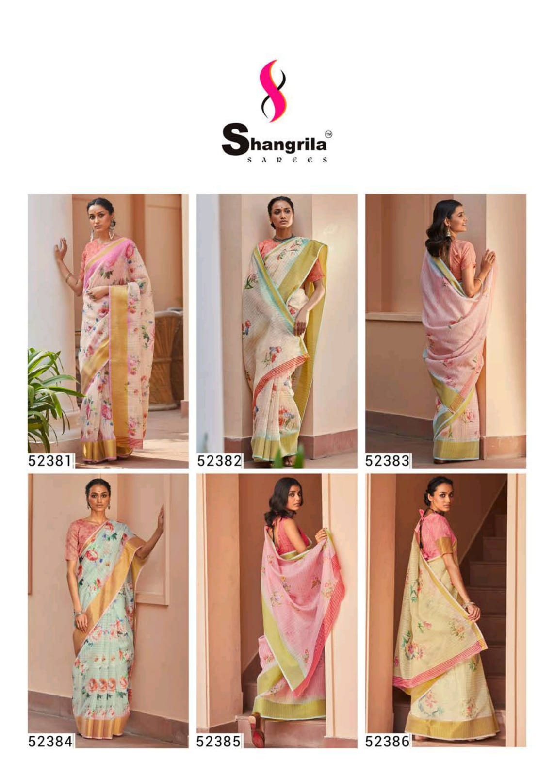 Shangrila Raashi Cotton Vol 3 Linen Cotton Excellent Look Saree Catalogs