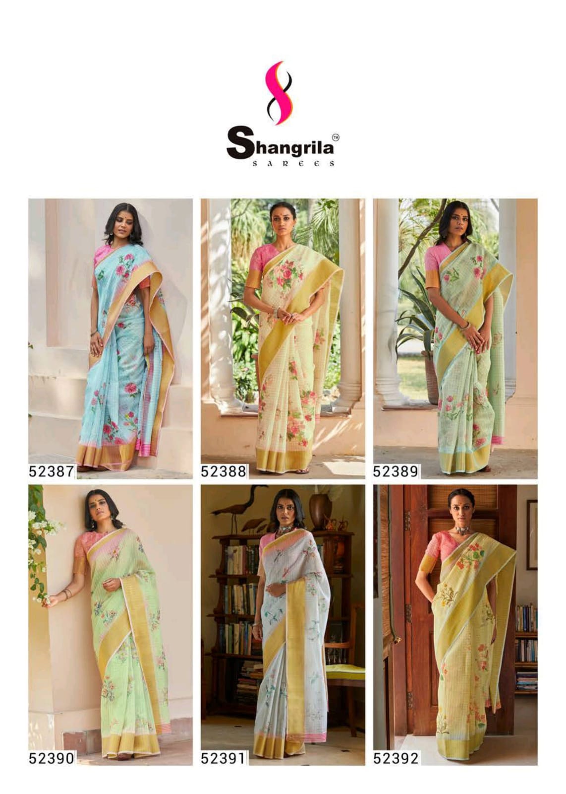 Shangrila Raashi Cotton Vol 3 Linen Cotton Excellent Look Saree Catalogs